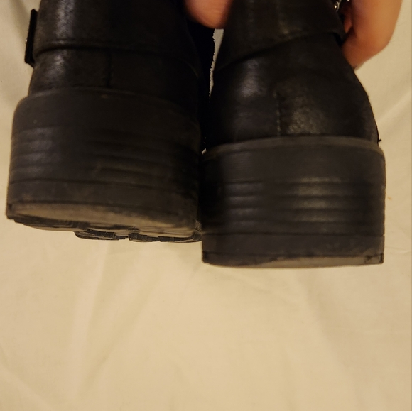 Faux Leather Moto Bootie - Picture 6 of 6